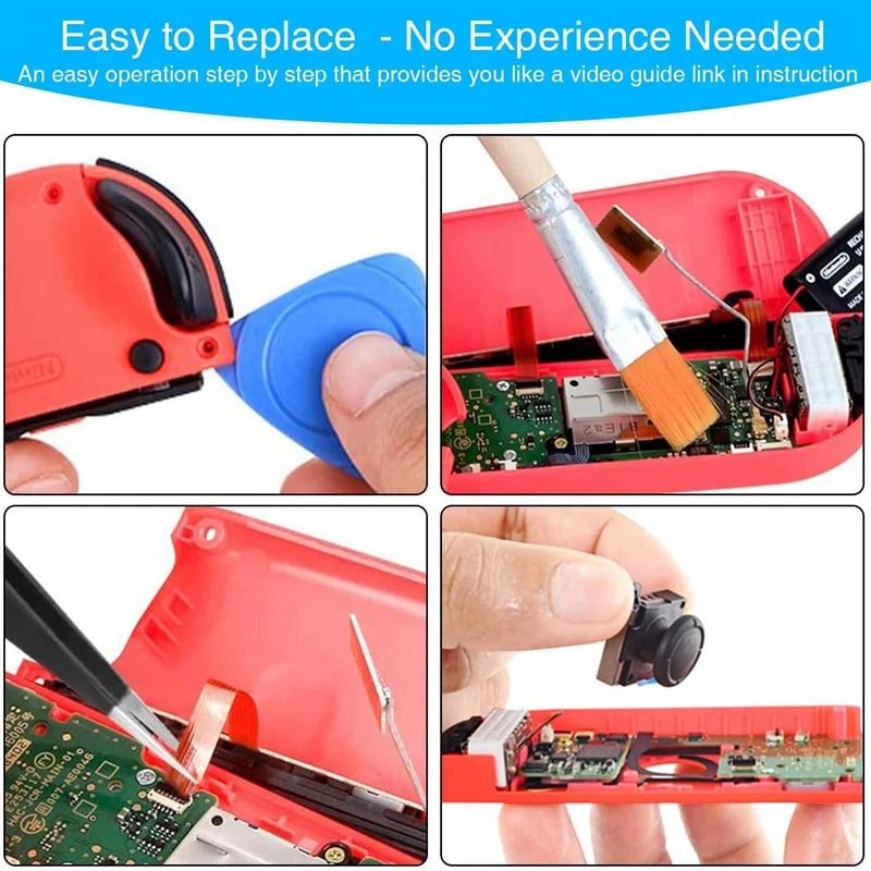 25In1 Joycon Joystick Replacement Kit for Nintendo Switch Ns Left Right Controller Repair Parts 3D Analog Thumb Stick Accessory