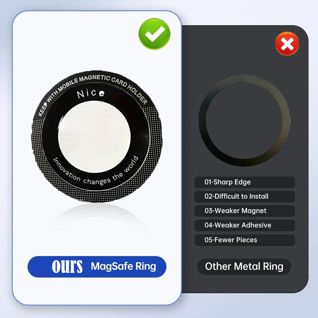 Upgraded Aluminum Alloy Vacuum Magnetic Car Phone Holder with 360° Rotation & Foldable Design Strong Magnetic Absorption