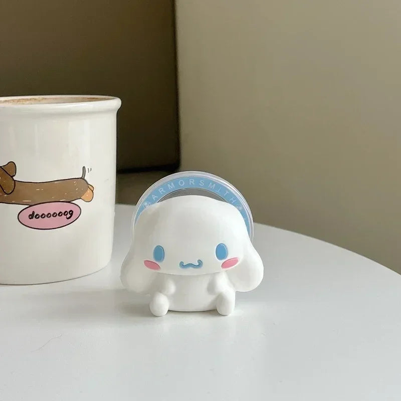 Magnetic Holder Magsafe Wireless Charge Phone Case For iPhone 16 15 14 13 12 11 Pro Max Sanrio Hello Kitty Kuromi Melody Cover