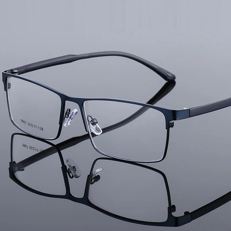Men's Titanium Glasses Frame - Japanese High-End Square Eyewear, Ultralight Business Eyeglasses (Brand New Design)