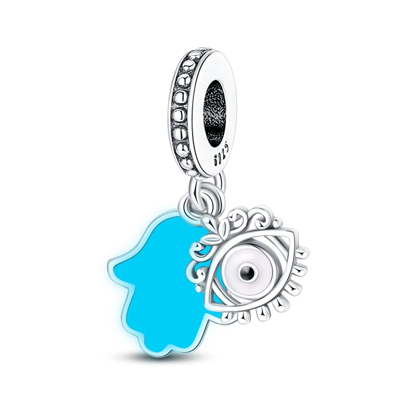 Hot Sale silver-plated Glow in the dark Firefly Honeybee Star Charms Beads Fit Qikaola Original Bracelets Fine DIY Jewelry Gift