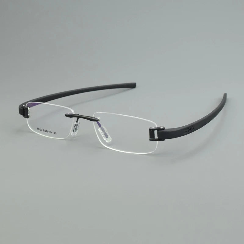 TR90 Titanium Glasses Frame for Men women 5069 Vintage square Myopia Prescription Eyeglasses Frames 2025 Optical Eyewear Reading