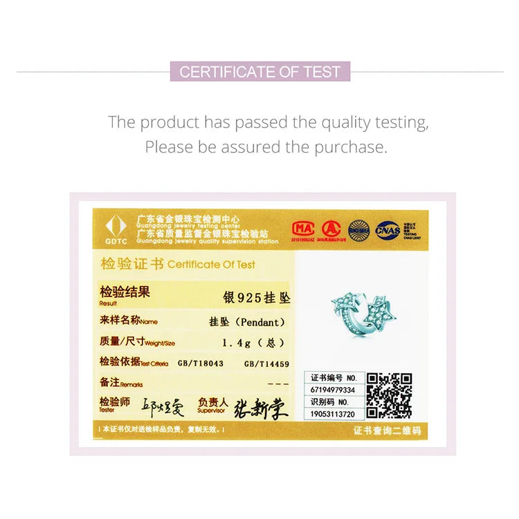 BISAER 925 Sterling Silver Charm Ocean Style Fish Dolphin Mermaid Shell Blue CZ Bead For Necklace&Bracelet DIY Fine Jewelry Gift