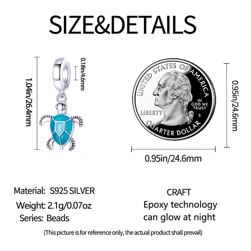 Hot Sale silver-plated Glow in the dark Firefly Honeybee Star Charms Beads Fit Qikaola Original Bracelets Fine DIY Jewelry Gift