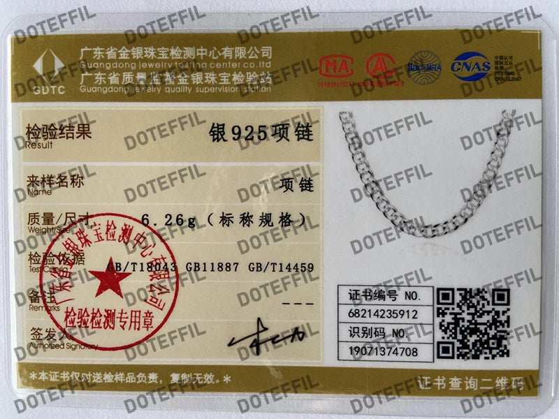 Men's 925 Sterling Silver Necklace 2/4/6/8/10/12MM 40-75cm Face Chain Necklace Lobster Clasp Men And Women Engagement Jewelry