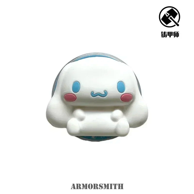 Magnetic Holder Magsafe Wireless Charge Phone Case For iPhone 16 15 14 13 12 11 Pro Max Sanrio Hello Kitty Kuromi Melody Cover