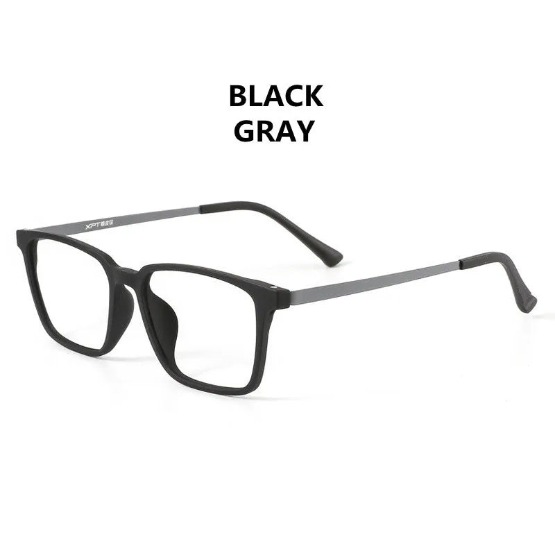 Ultra-Light Square Rubber Titanium Myopia Eyewear Frame Women Blue Light Blocking Optical Prescription Glasses Frame Men 9822