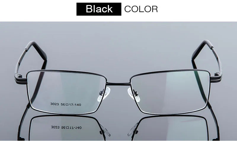 UVLAIK Square Titanium Glasses Frame Alloy Thick Eyeglasses For Women Metal Plated Eyewear Man Female Male Frames