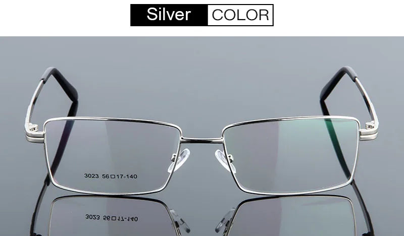 UVLAIK Square Titanium Glasses Frame Alloy Thick Eyeglasses For Women Metal Plated Eyewear Man Female Male Frames