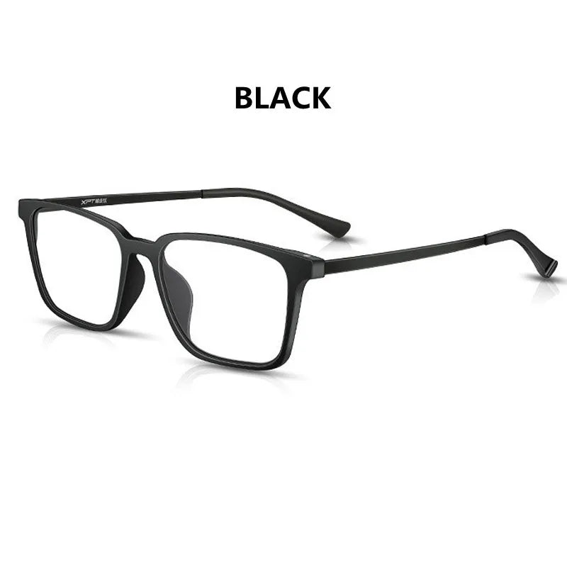 Ultra-Light Square Rubber Titanium Myopia Eyewear Frame Women Blue Light Blocking Optical Prescription Glasses Frame Men 9822