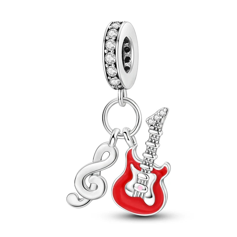 New 925 Sterling Silver Charms Bead Red Cherry Strawberry Love Heart Charm Fit Original Bracelet Pendant DIY Jewelry For Women