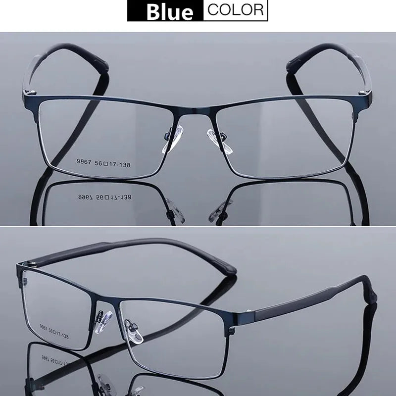 Men's Titanium Glasses Frame - Japanese High-End Square Eyewear, Ultralight Business Eyeglasses (Brand New Design)