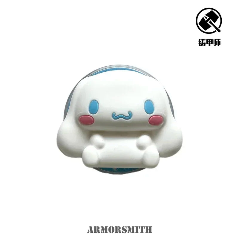 Magnetic Holder Magsafe Wireless Charge Phone Case For iPhone 16 15 14 13 12 11 Pro Max Sanrio Hello Kitty Kuromi Melody Cover