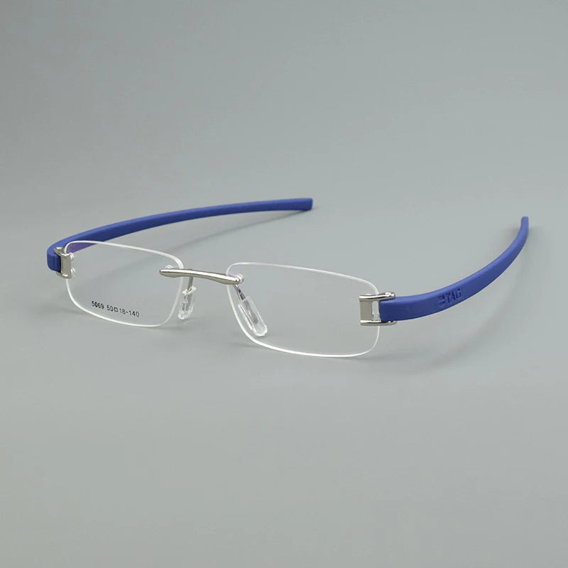 TR90 Titanium Glasses Frame for Men women 5069 Vintage square Myopia Prescription Eyeglasses Frames 2025 Optical Eyewear Reading