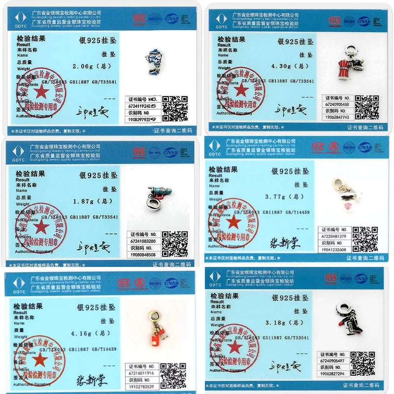 Fit Original 925 Sterling Silver Charms Beads Wine Glass Coffee Cup Charms Pendant For Women Bracelet Charms DIY Jewelry Gift