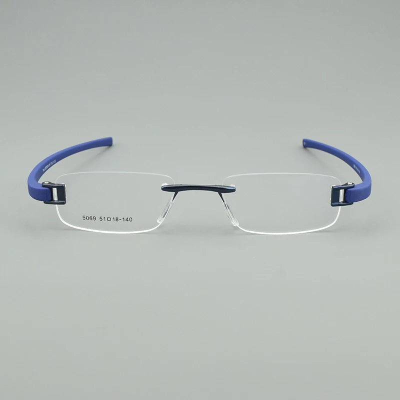 TR90 Titanium Glasses Frame for Men women 5069 Vintage square Myopia Prescription Eyeglasses Frames 2025 Optical Eyewear Reading