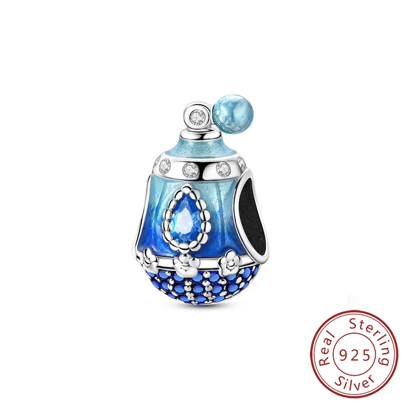 New 925 Silver Dream Charms Baeds Angel Devil's Eye Fatima's Hand Cross Charms Pendant Fit Original Bracelet Women Jewelry Gift