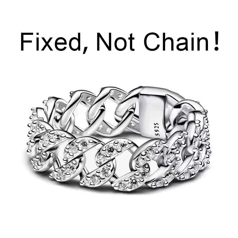 Original 925 Sterling Silver Red Pink Ring Heart Bow Sun Moon Colorful Crystal For Women Valentine's Birthday Gift DIY Jewelry