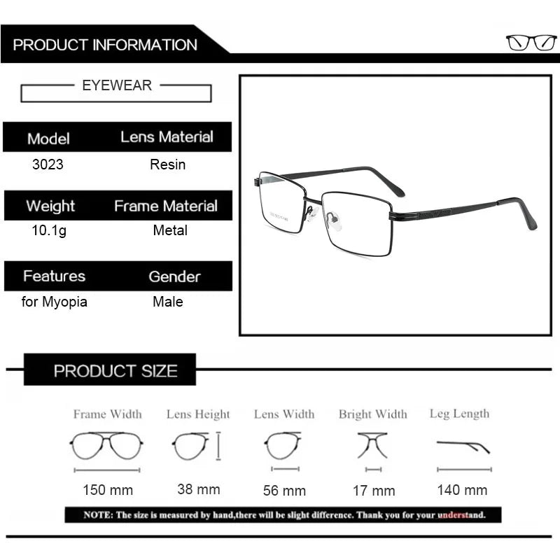 UVLAIK Square Titanium Glasses Frame Alloy Thick Eyeglasses For Women Metal Plated Eyewear Man Female Male Frames