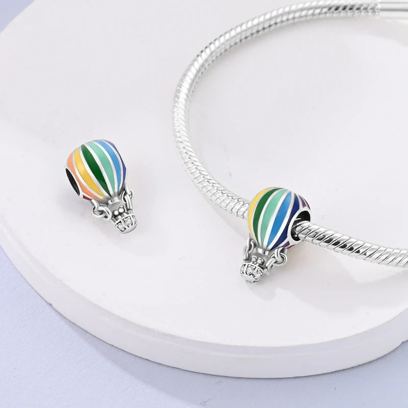 Original Charms Bead 925 Sterling Silver Paris Tower Car Map Castle Travel Charms Fit Pendant Bracelets Women DIY Jewelry Making