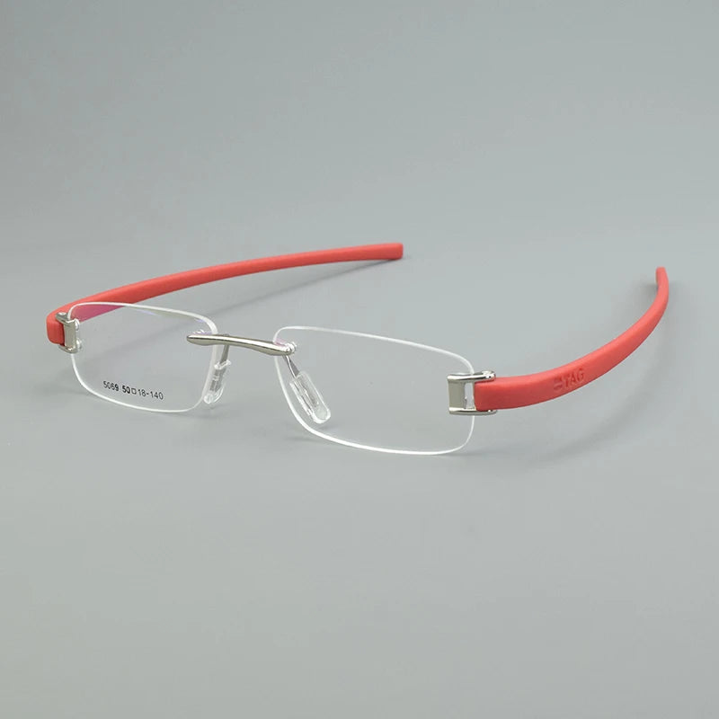 TR90 Titanium Glasses Frame for Men women 5069 Vintage square Myopia Prescription Eyeglasses Frames 2025 Optical Eyewear Reading