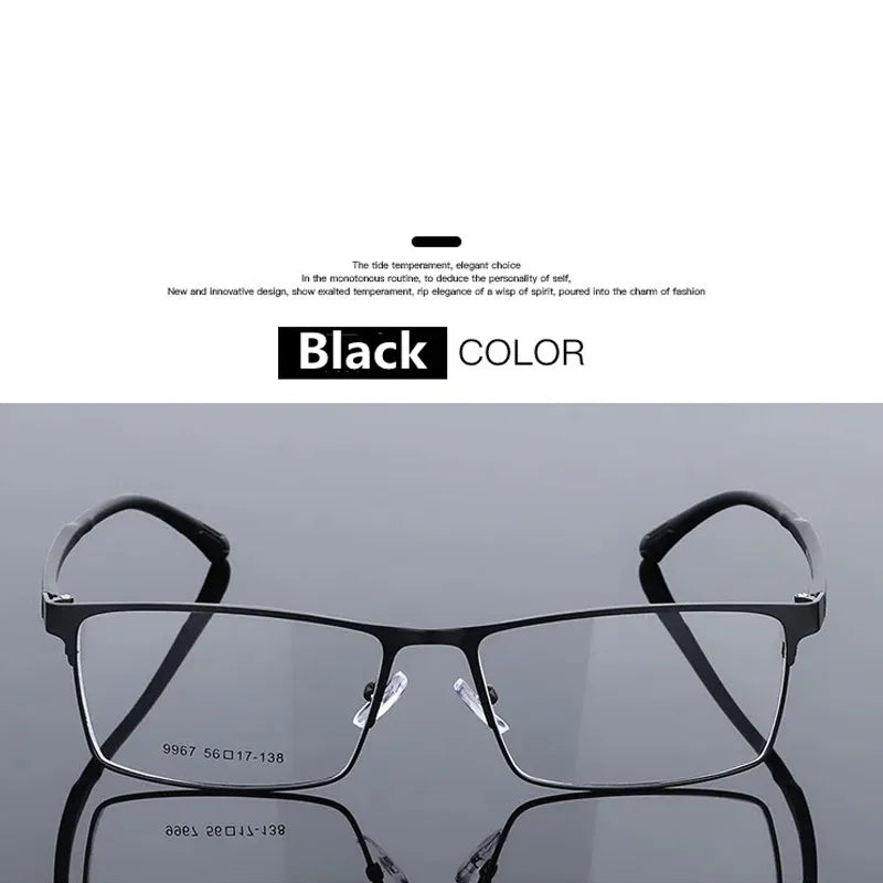 Men's Titanium Glasses Frame - Japanese High-End Square Eyewear, Ultralight Business Eyeglasses (Brand New Design)